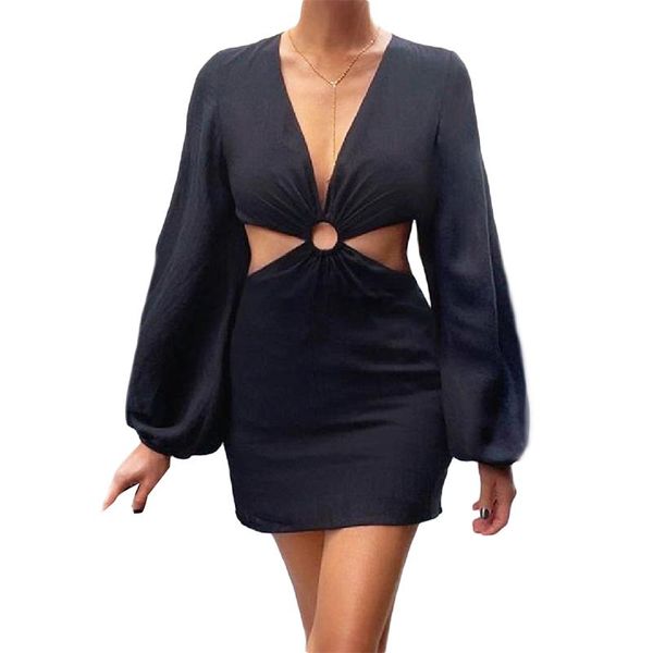 casual dresses 2021 ladies v-neck slim dress summer autumn women temperament solid color waist hollow long sleeve middle jurk, Black;gray
casual dresses 2021 ladies v-neck slim dress summer autumn women temperament solid color waist hollow long sleeve middle jurk, Black;gray