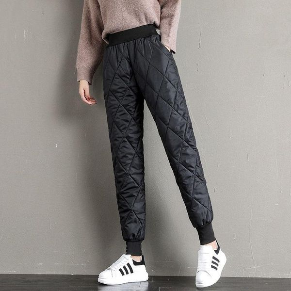 women's pants & capris down cotton trousers thicken velvet autumn winter 2021 high waist loose warm black student plus size casual, Black;white
women's pants & capris down cotton trousers thicken velvet autumn winter 2021 high waist loose warm black student plus size casual, Black;white