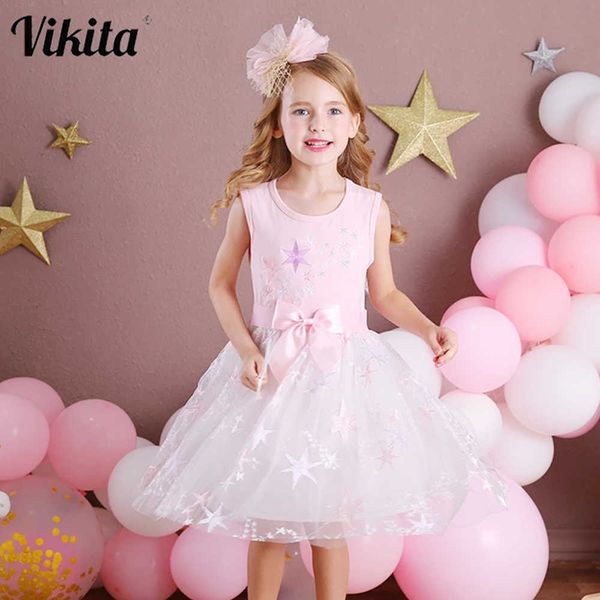 vikita girls embroidery drkids sleevellace drsses for girl star printed birthday party tutu dresses children casual wear x0803, Red;yellow
vikita girls embroidery drkids sleevellace drsses for girl star printed birthday party tutu dresses children casual wear x0803, Red;yellow