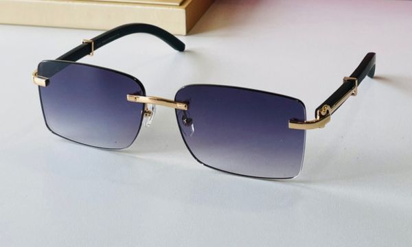 gold wood rimless sunglasses blue gradient men sport sunglasses uv eyewear with box, White;black
gold wood rimless sunglasses blue gradient men sport sunglasses uv eyewear with box, White;black