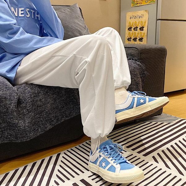 men's pants mens summer sweatpants for 2021 korean fashion joggers clothing teens baggy tracksuit japanese white harajuku streetwear, Black
men's pants mens summer sweatpants for 2021 korean fashion joggers clothing teens baggy tracksuit japanese white harajuku streetwear, Black