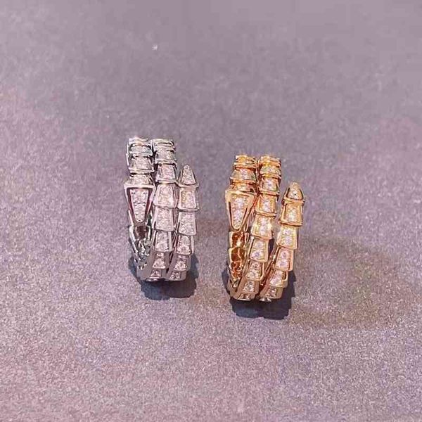 band rings seiko v gold double coil snake bone spring women's color preserving fashion light luxury diamond inlaid, Silver
band rings seiko v gold double coil snake bone spring women's color preserving fashion light luxury diamond inlaid, Silver