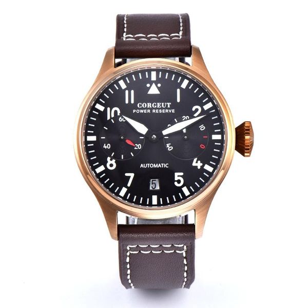 wristwatches 42mm mens automatic watch coffee pvd coated case black luminous dial wristwatch mans power reserve watches ca2032cb, Slivery;brown
wristwatches 42mm mens automatic watch coffee pvd coated case black luminous dial wristwatch mans power reserve watches ca2032cb, Slivery;brown