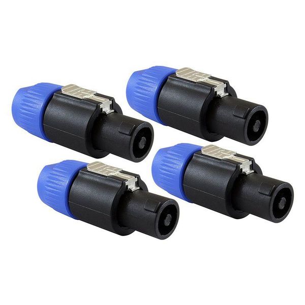 speaker plug twist lock 4 pole compatible with neutrik speakon nl4fc, nl4fx, nlt4x, nl2fc - pack portable speakers
speaker plug twist lock 4 pole compatible with neutrik speakon nl4fc, nl4fx, nlt4x, nl2fc - pack portable speakers