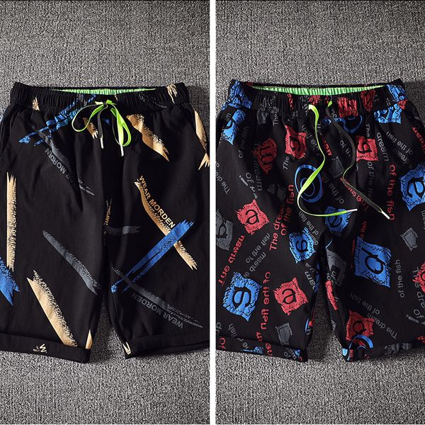 a 177 summer five minutes of pants men loose handsome popular logo trend seven 6 beach pants male flower shorts trousers slacks, Blue
a 177 summer five minutes of pants men loose handsome popular logo trend seven 6 beach pants male flower shorts trousers slacks, Blue
