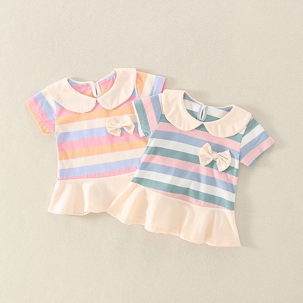 2021macaroncolordressdollcollarsummerdressesbabygirlsmermaidonepiecedressestoddlergirlclothesstripedpolobow, Red;yellow
2021macaroncolordressdollcollarsummerdressesbabygirlsmermaidonepiecedressestoddlergirlclothesstripedpolobow, Red;yellow