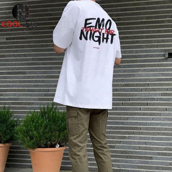 men's t-shirts 2022 summer large size loose letter printing short-sleeved t-shirt couple round neck for men and women, White;black
men's t-shirts 2022 summer large size loose letter printing short-sleeved t-shirt couple round neck for men and women, White;black
