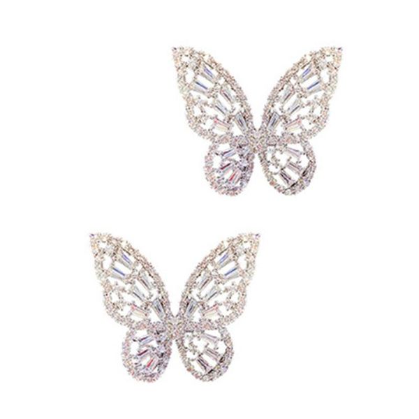 butterfly earrings luxury sparkling korean temperament style stud pr sale, Golden;silver
butterfly earrings luxury sparkling korean temperament style stud pr sale, Golden;silver