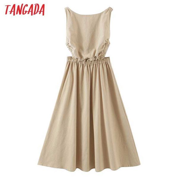 tangada summer women backless beach dress sleeveless ladies long dress vestidos qb51 210609, Black;gray
tangada summer women backless beach dress sleeveless ladies long dress vestidos qb51 210609, Black;gray