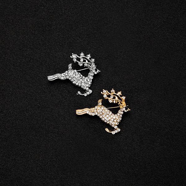 fashion jewelry creative cartoon inlaid diamond deer elk christmas brooch fashion reindeer pin, Gray
fashion jewelry creative cartoon inlaid diamond deer elk christmas brooch fashion reindeer pin, Gray