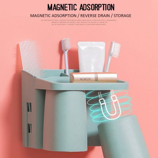 bath accessory set home wall hanging toothbrush holder magnetic suction cup wash bathroom punching storage rack
bath accessory set home wall hanging toothbrush holder magnetic suction cup wash bathroom punching storage rack