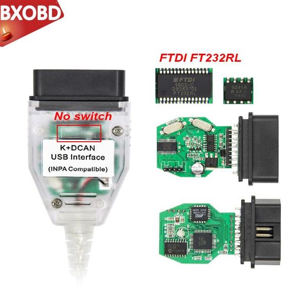 diagnostic tools for inpa k dcan ftdi ft232rl obd 2 obd2 car auto tool scanner cable + k-line
diagnostic tools for inpa k dcan ftdi ft232rl obd 2 obd2 car auto tool scanner cable + k-line