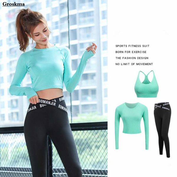 yoga outfits crop t shirt+bra+pants women 3 piece set fitness gym sports running suits 2021 quick dry mesh clothing, White;red
yoga outfits crop t shirt+bra+pants women 3 piece set fitness gym sports running suits 2021 quick dry mesh clothing, White;red