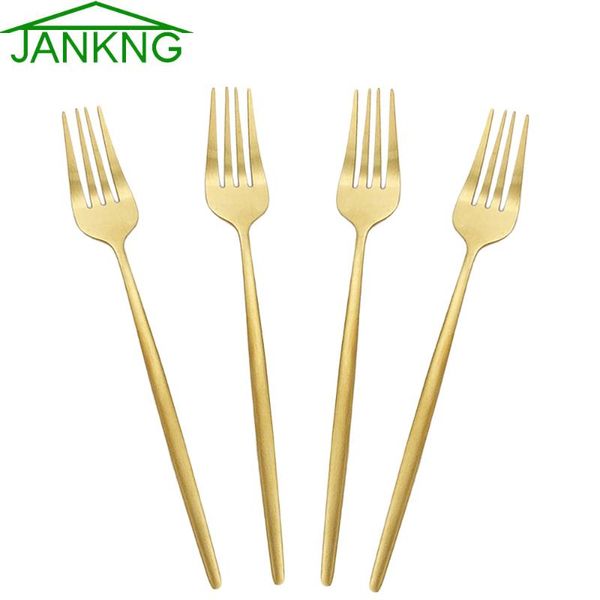 dinnerware sets 4pcs gold matte dinner fork cutlery 304 stainless steel silverware kitchen flatware 7 color tableware
dinnerware sets 4pcs gold matte dinner fork cutlery 304 stainless steel silverware kitchen flatware 7 color tableware