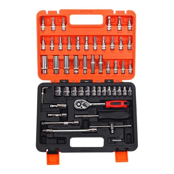 professional hand tool sets combination 53pcs wrench set car repair batch head ratchet pawl socket spanner screwdriver kit
professional hand tool sets combination 53pcs wrench set car repair batch head ratchet pawl socket spanner screwdriver kit