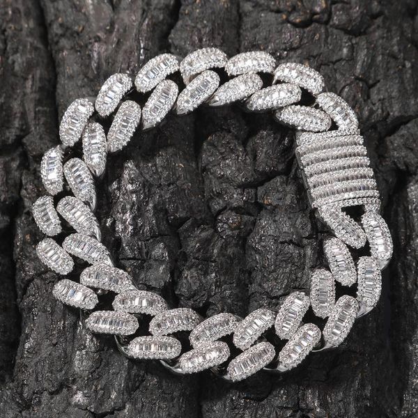 beaded, strands wolf tide 15mm baguette bracelets iced out miami cuban chains copper bracelet hip hop fashion jewelry for men and women, Black
beaded, strands wolf tide 15mm baguette bracelets iced out miami cuban chains copper bracelet hip hop fashion jewelry for men and women, Black