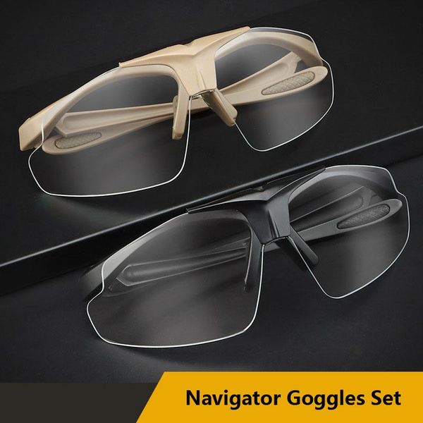 outdoor eyewear navigator glasses set tactical goggles impact resistance shooting riding mountaineering polarized three sets of lenses
outdoor eyewear navigator glasses set tactical goggles impact resistance shooting riding mountaineering polarized three sets of lenses