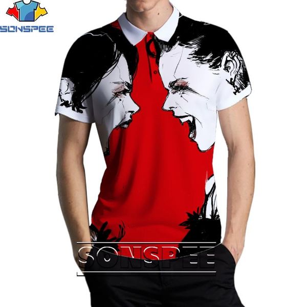 men's polos sonspee 3d hand-painted portrait printing fashion casual loose original collar shirt men and women hip-hop trend, White;black
men's polos sonspee 3d hand-painted portrait printing fashion casual loose original collar shirt men and women hip-hop trend, White;black