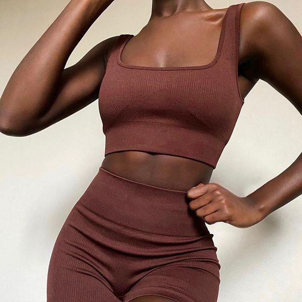 tank shorts 2 piece set for fitness summer fashion solid tracksuit women yoga gym clothing outfit
tank shorts 2 piece set for fitness summer fashion solid tracksuit women yoga gym clothing outfit