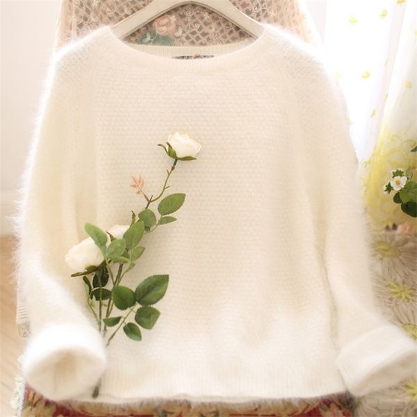 women sweaters arrival autumn and winter mohair female white o-neck pullover 210520, White;black
women sweaters arrival autumn and winter mohair female white o-neck pullover 210520, White;black