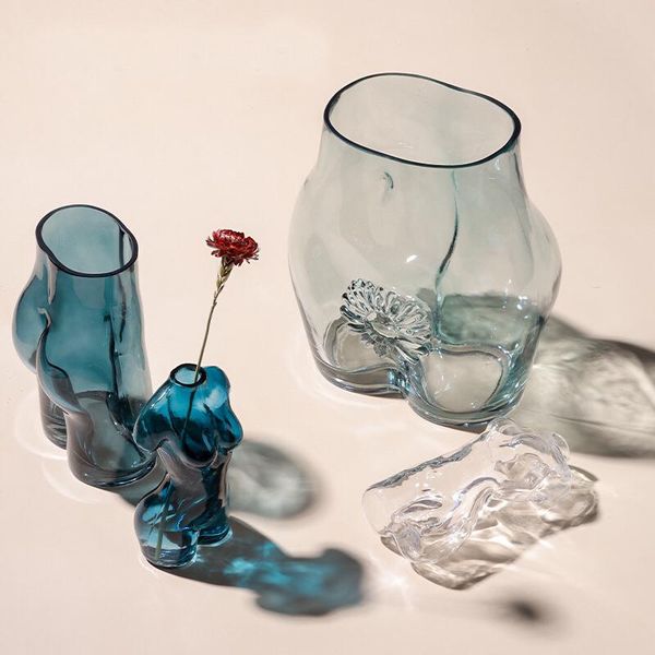 creative art glass vase color vases for decor table living room nordic home decoration flower arrangements
creative art glass vase color vases for decor table living room nordic home decoration flower arrangements