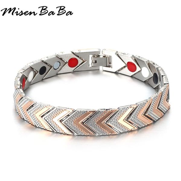link, chain copper bracelet energy negative ion far infrared magnetic for woman men health jewelry, Black
link, chain copper bracelet energy negative ion far infrared magnetic for woman men health jewelry, Black