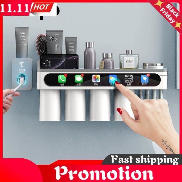 magnetic adsorption toothbrush holder inverted cup wall mount bathroom cleanser storage rack accessories set bath accessory
magnetic adsorption toothbrush holder inverted cup wall mount bathroom cleanser storage rack accessories set bath accessory