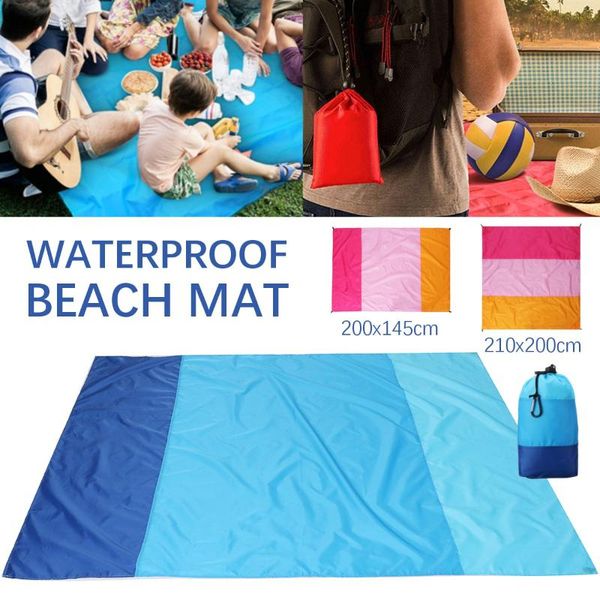sizes polyester beach mat outdoor portable waterproof travel camping folding picnic pad blanket mattress storage bag kit pads
sizes polyester beach mat outdoor portable waterproof travel camping folding picnic pad blanket mattress storage bag kit pads