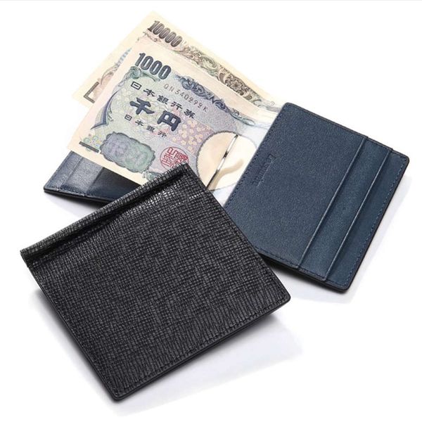 the wallet 20% off ultra thin men's japanese style fashion contrast color cow leather cross pattern dollar clip, Black
the wallet 20% off ultra thin men's japanese style fashion contrast color cow leather cross pattern dollar clip, Black