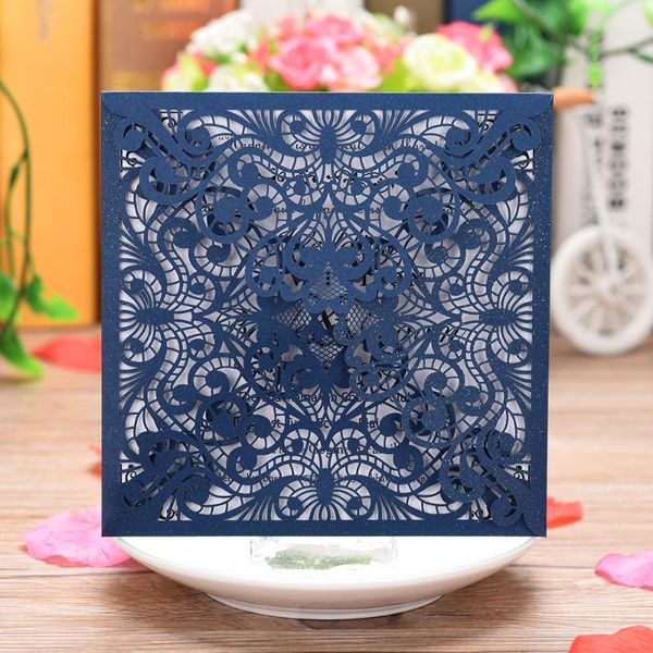 greeting cards 100 pcs square lace laser cut wedding invitations kits with floral for birthday bridal shower marriage engagement
greeting cards 100 pcs square lace laser cut wedding invitations kits with floral for birthday bridal shower marriage engagement