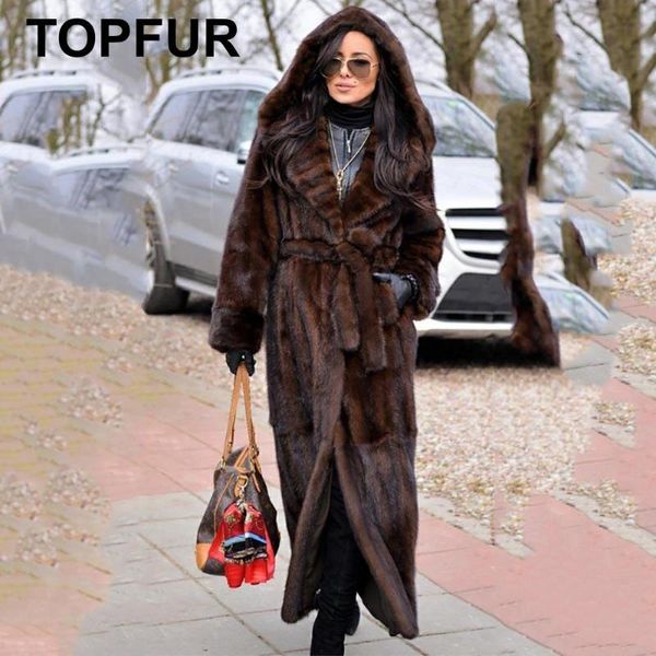 women's fur & faux ur real mink coats women x-long 120 cm length overcoat with belt high street fashion jackets to ankle, Black
women's fur & faux ur real mink coats women x-long 120 cm length overcoat with belt high street fashion jackets to ankle, Black