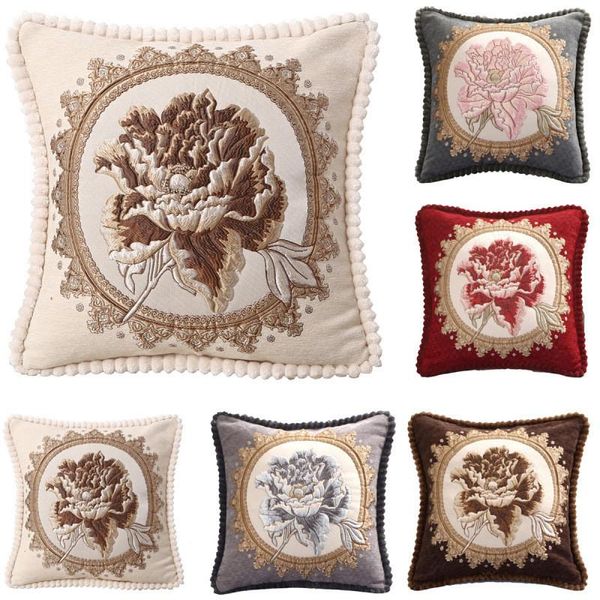 cushion/decorative pillow european embossed jacquard floral decorative cushion cover case for sofa home year decoration thicken fundas cojin
cushion/decorative pillow european embossed jacquard floral decorative cushion cover case for sofa home year decoration thicken fundas cojin