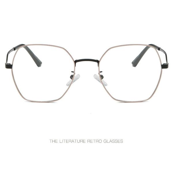 fashion sunglasses frames polygonal metal novel design glasses frame personality temperament flat mirror trend can be equipped with myopia, Black
fashion sunglasses frames polygonal metal novel design glasses frame personality temperament flat mirror trend can be equipped with myopia, Black