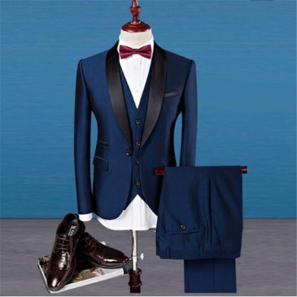 men's suits & blazers men's suits of the bridegroom wedding 3 pieces (jacket + vest pants) thin male fit formal mark, White;black
men's suits & blazers men's suits of the bridegroom wedding 3 pieces (jacket + vest pants) thin male fit formal mark, White;black
