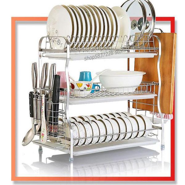 kitchen storage & organization 304 stainless steel dish rack drain wall-mounted home racks to dry dishes chopsticks box
kitchen storage & organization 304 stainless steel dish rack drain wall-mounted home racks to dry dishes chopsticks box