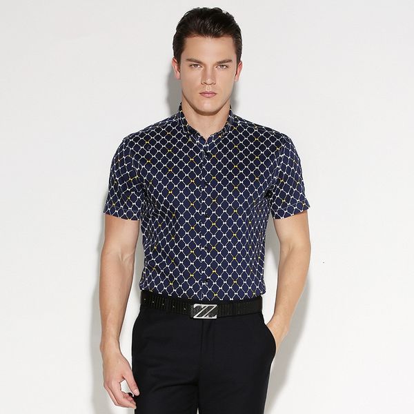 men's casual shirts caiziyijia summer style mens cotton silm fit short sleeve striped fashion argyle printed camisa social masculina hr, White;black
men's casual shirts caiziyijia summer style mens cotton silm fit short sleeve striped fashion argyle printed camisa social masculina hr, White;black