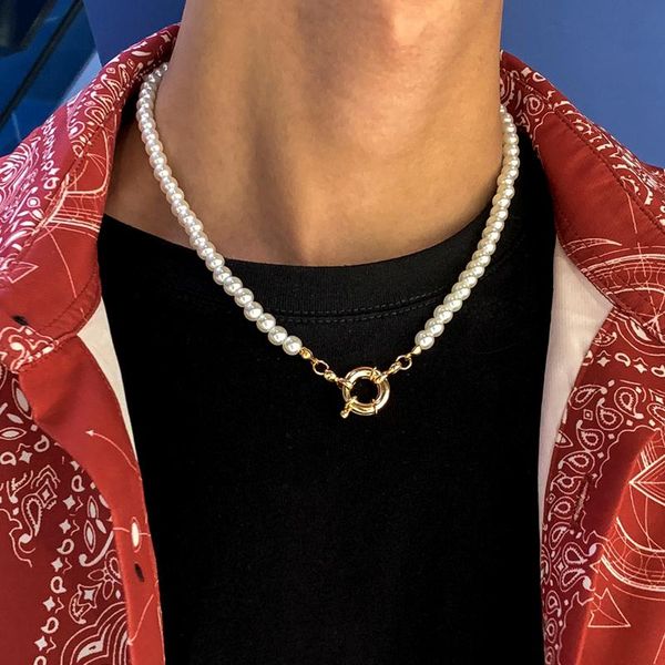 chokers shixin punk hip hop pearl choker necklace for women/men simple white pearls collar men fashion neck jewelry 2021, Golden;silver
chokers shixin punk hip hop pearl choker necklace for women/men simple white pearls collar men fashion neck jewelry 2021, Golden;silver