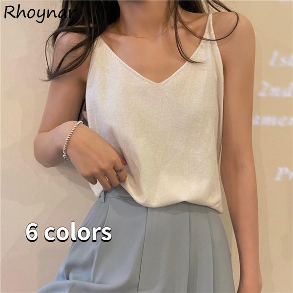 women's tanks & camis women v-neck 6 colors korean style leisure solid summer femme trendy simple loose all-match ulzzang, White
women's tanks & camis women v-neck 6 colors korean style leisure solid summer femme trendy simple loose all-match ulzzang, White