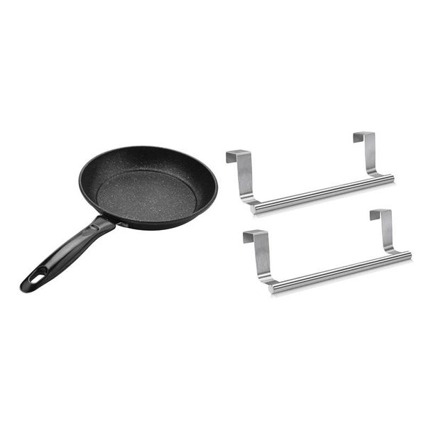 big deal non-stick skillet long handle wrought iron frying pan with 2pcs stainless steel over door towel rack bar holders pans
big deal non-stick skillet long handle wrought iron frying pan with 2pcs stainless steel over door towel rack bar holders pans
