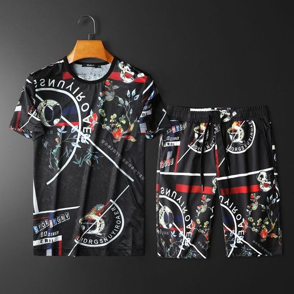 men's tracksuits summer personalized printing mens 2 piece set male short ropa hombre fashion sleeve t shirt suit 2-piece black white, Gray
men's tracksuits summer personalized printing mens 2 piece set male short ropa hombre fashion sleeve t shirt suit 2-piece black white, Gray