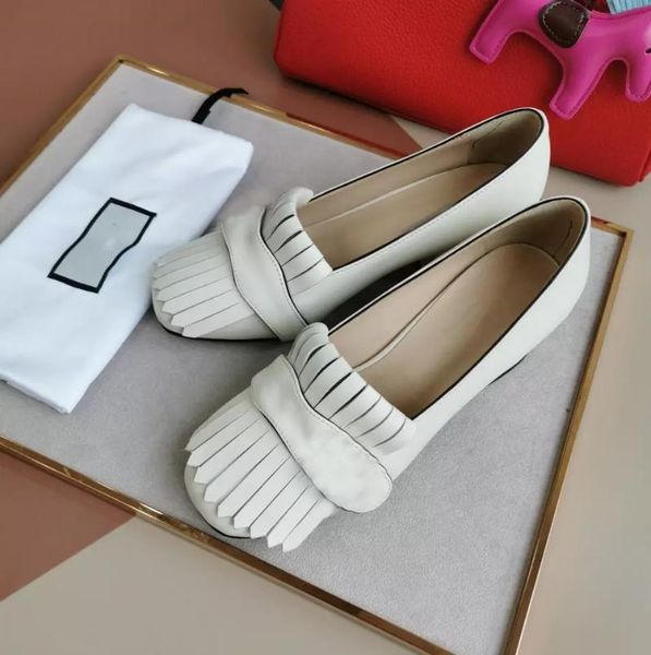 dress shoes fringed high heels women's shallow mouth lazy work black and red metal decoration loafers round toe thick
dress shoes fringed high heels women's shallow mouth lazy work black and red metal decoration loafers round toe thick