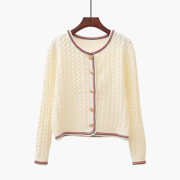 women's sweaters sweater xiaoxiangfeng short knitted cardigan for women to wear autumn korean loose and versatile twist coat s6s9 m6vs, White;black
women's sweaters sweater xiaoxiangfeng short knitted cardigan for women to wear autumn korean loose and versatile twist coat s6s9 m6vs, White;black