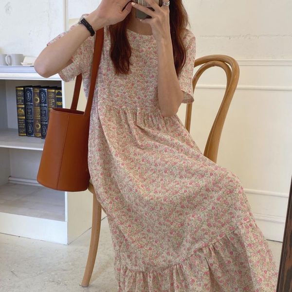 dresses korean chic summer short sleeves a-line thin mermaid loose all match girls casual long es vestidos, Black;gray
dresses korean chic summer short sleeves a-line thin mermaid loose all match girls casual long es vestidos, Black;gray