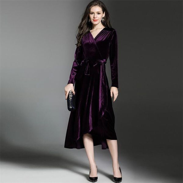 casual dresses autumn winter velvet long dress women 2021 vintage elegant velour party plus size female -7xl 8xl vestidos, Black;gray
casual dresses autumn winter velvet long dress women 2021 vintage elegant velour party plus size female -7xl 8xl vestidos, Black;gray