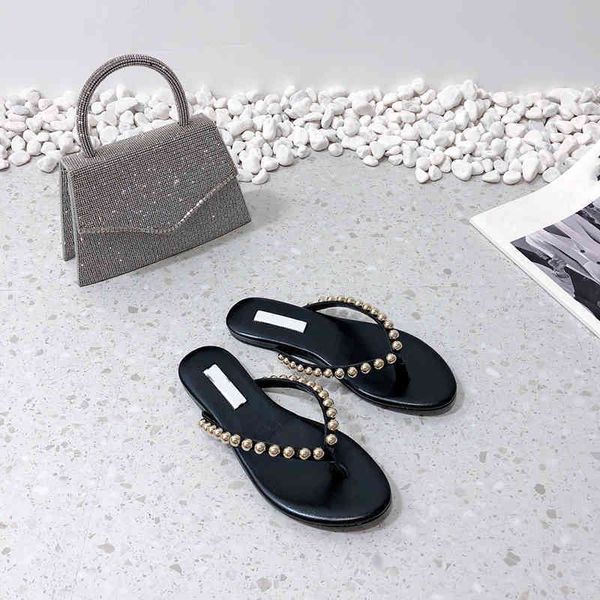 70% off wholesale flip-flops fashion summer new pearl small steel ball decor slides women flip flop design beach flats shoes luxury sandals, Black
70% off wholesale flip-flops fashion summer new pearl small steel ball decor slides women flip flop design beach flats shoes luxury sandals, Black