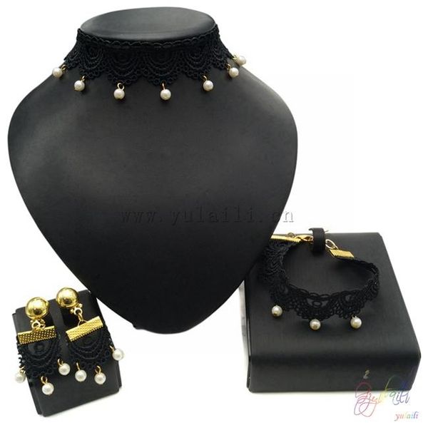 earrings & necklace yulaili classic combine black and white style sell in young girls hollow design two jewelry sets, Silver
earrings & necklace yulaili classic combine black and white style sell in young girls hollow design two jewelry sets, Silver