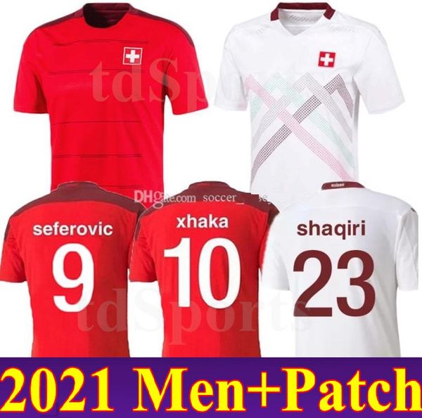 european cup 2021 switzerland home away soccer jersey 21 22 seferovic freuler shaqiri lang embolo behrami swiss red men football shirt, Black;yellow
european cup 2021 switzerland home away soccer jersey 21 22 seferovic freuler shaqiri lang embolo behrami swiss red men football shirt, Black;yellow