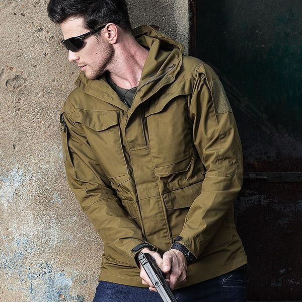 men's jackets military tactical waterproof windbreaker men breathable camouflage hooded coat fishing outdoor trekking hiking, Black;brown
men's jackets military tactical waterproof windbreaker men breathable camouflage hooded coat fishing outdoor trekking hiking, Black;brown