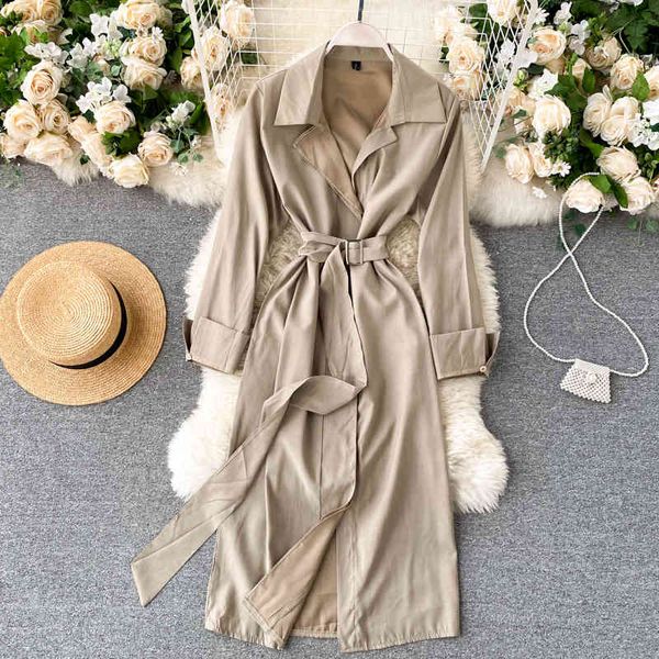 women vintage solid dress korean turn down collar long sleeve sashes a line dress autumn office midi long dress 210419, Black;gray
women vintage solid dress korean turn down collar long sleeve sashes a line dress autumn office midi long dress 210419, Black;gray