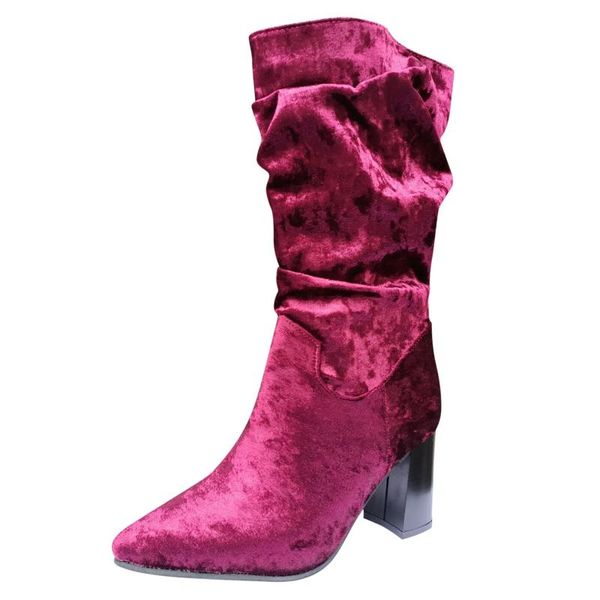 boots retro women super high square heel woman's slip-on solid color middle tube round toe shoes for female 2021, Black
boots retro women super high square heel woman's slip-on solid color middle tube round toe shoes for female 2021, Black
